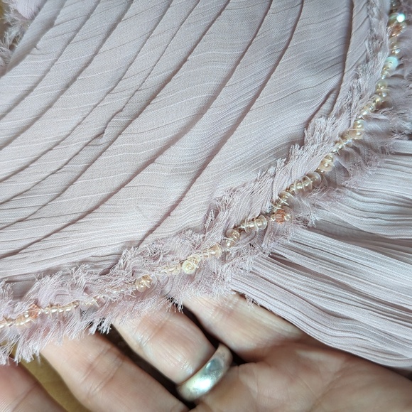 Adrianna Papell mauve one shoulder gown - Picture 14 of 16